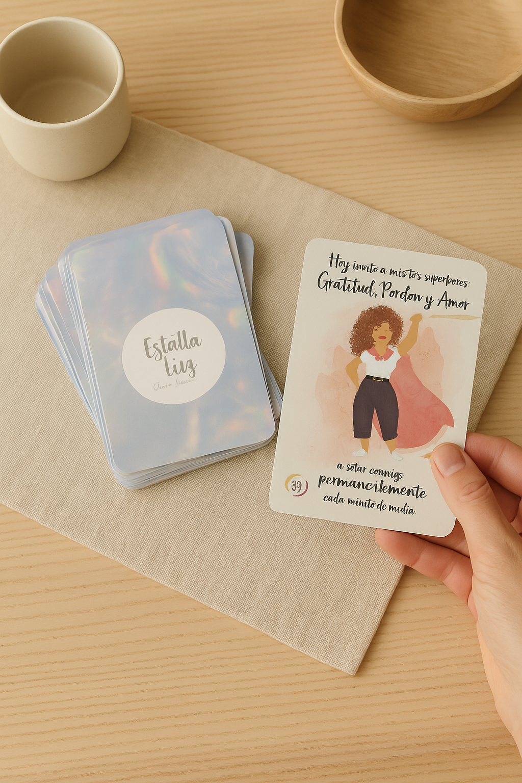 Oráculo Estalla tu Luz / Libro + 44 Cartas Impresas