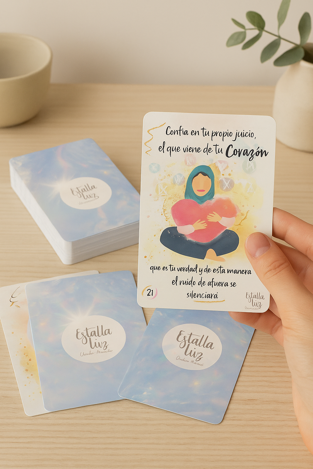 Oráculo Estalla tu Luz / Libro + 44 Cartas Impresas