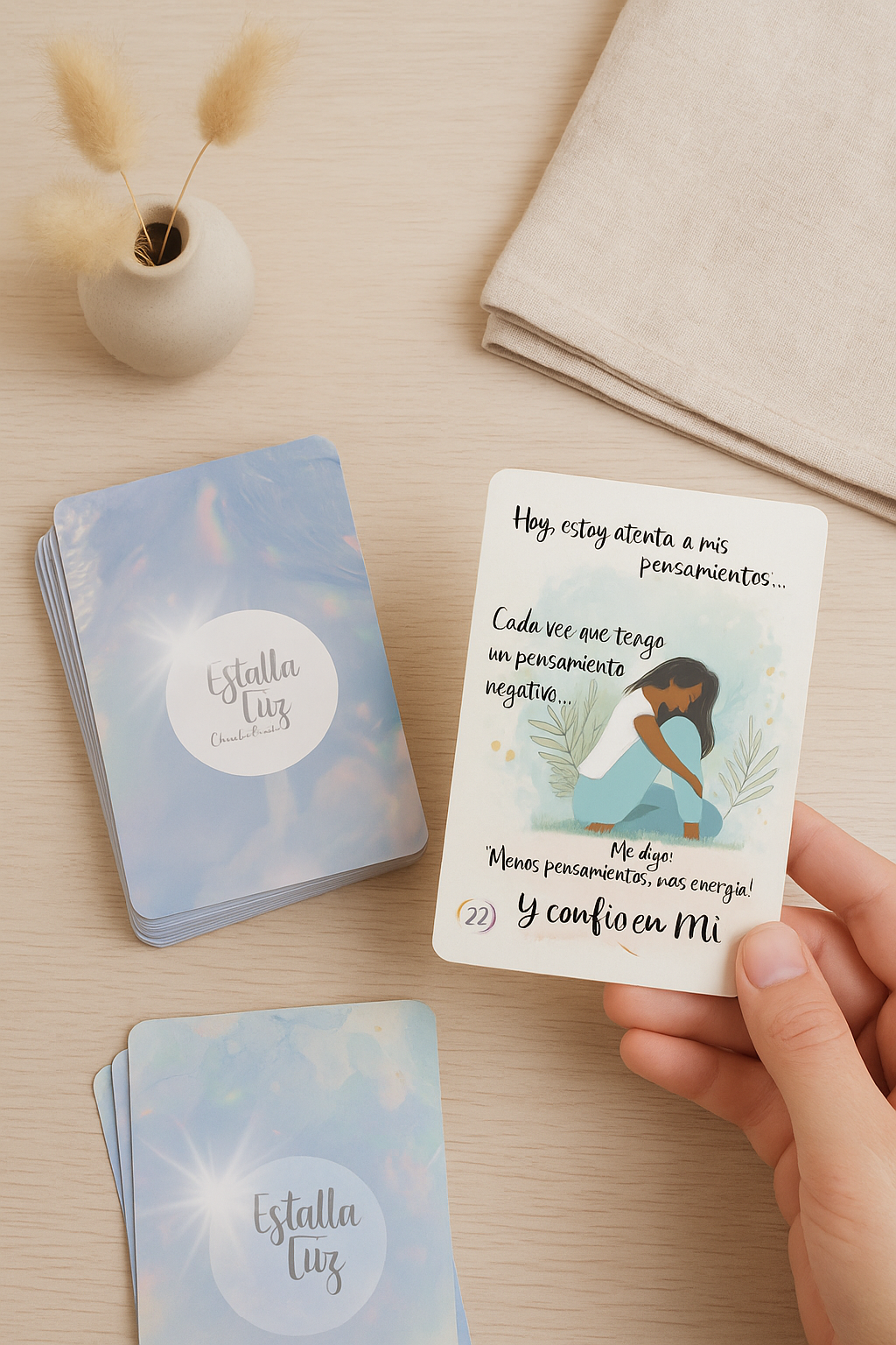 Oráculo Estalla tu Luz / Libro + 44 Cartas Impresas